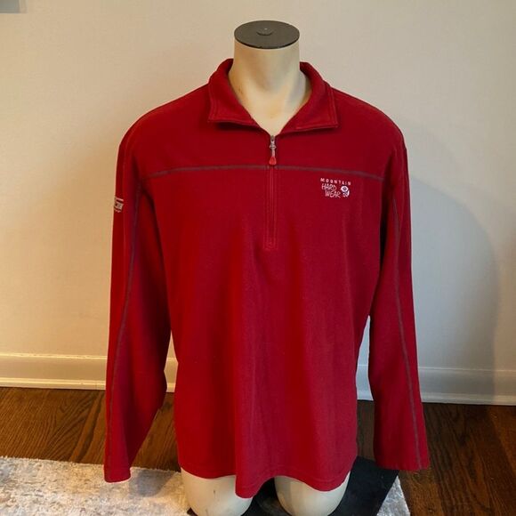 Mountain Hard Wear Men’s XXL Fleece Long Sleeve Sweater 1/4 Zip Up - Picture 1 of 8